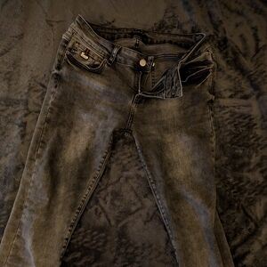 Gucci Men's Faded Black Slim Jeans